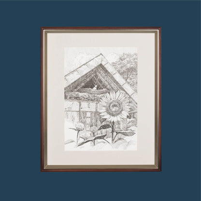 納屋の一隅